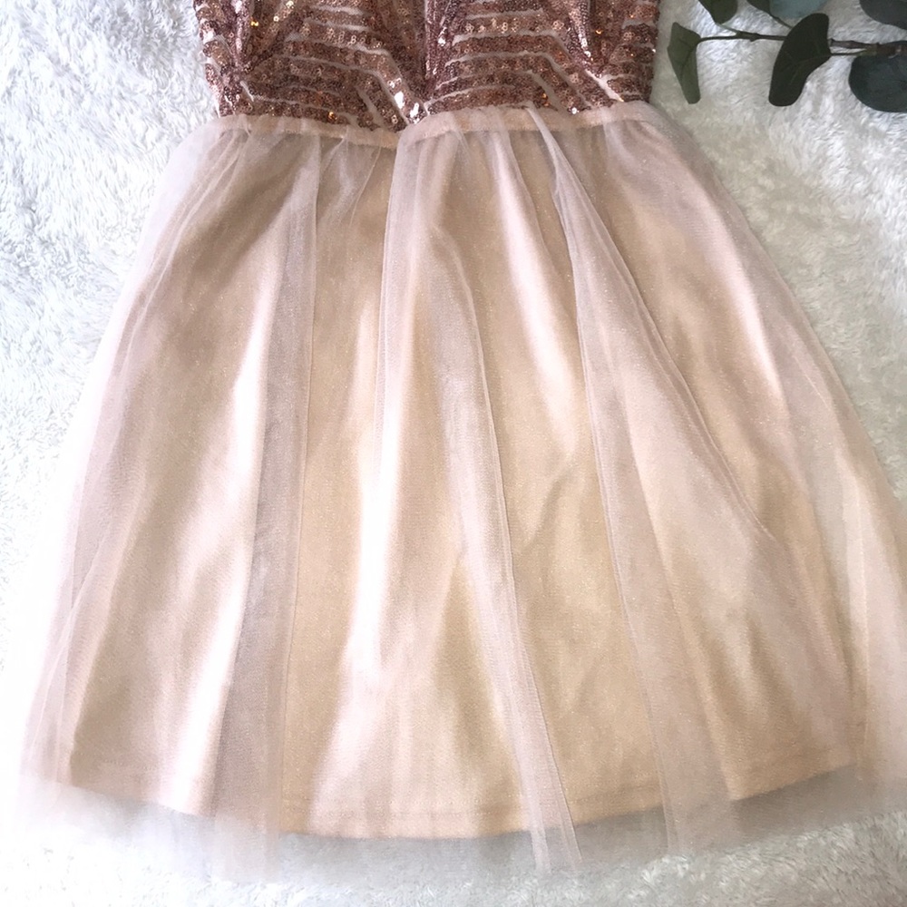 Pink Sequin Dress - Picture 4 of 8